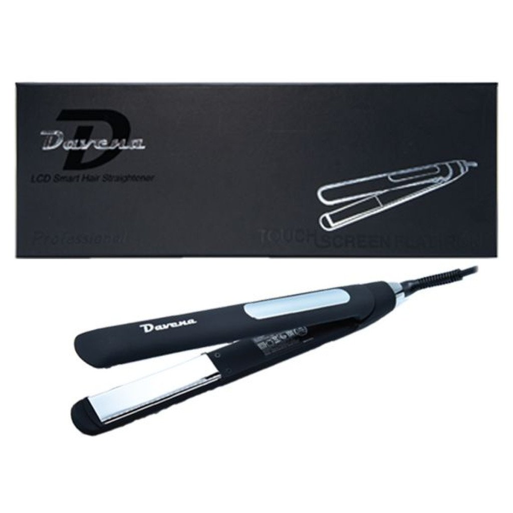 مكواة فرد الشعر سيراميك أزرق عريض V-185 من دافينا