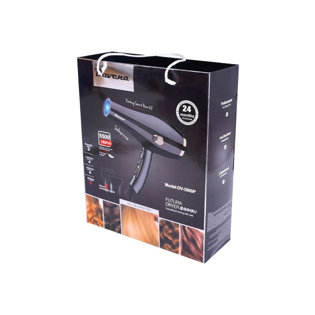 مجفف الشعر 2000 واط DV-3900P من دافينا