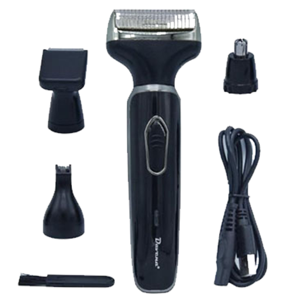 ماكينة حلاقة وتنعيم متعددة الاستخدام لون اسود  DV-674 من دافينا