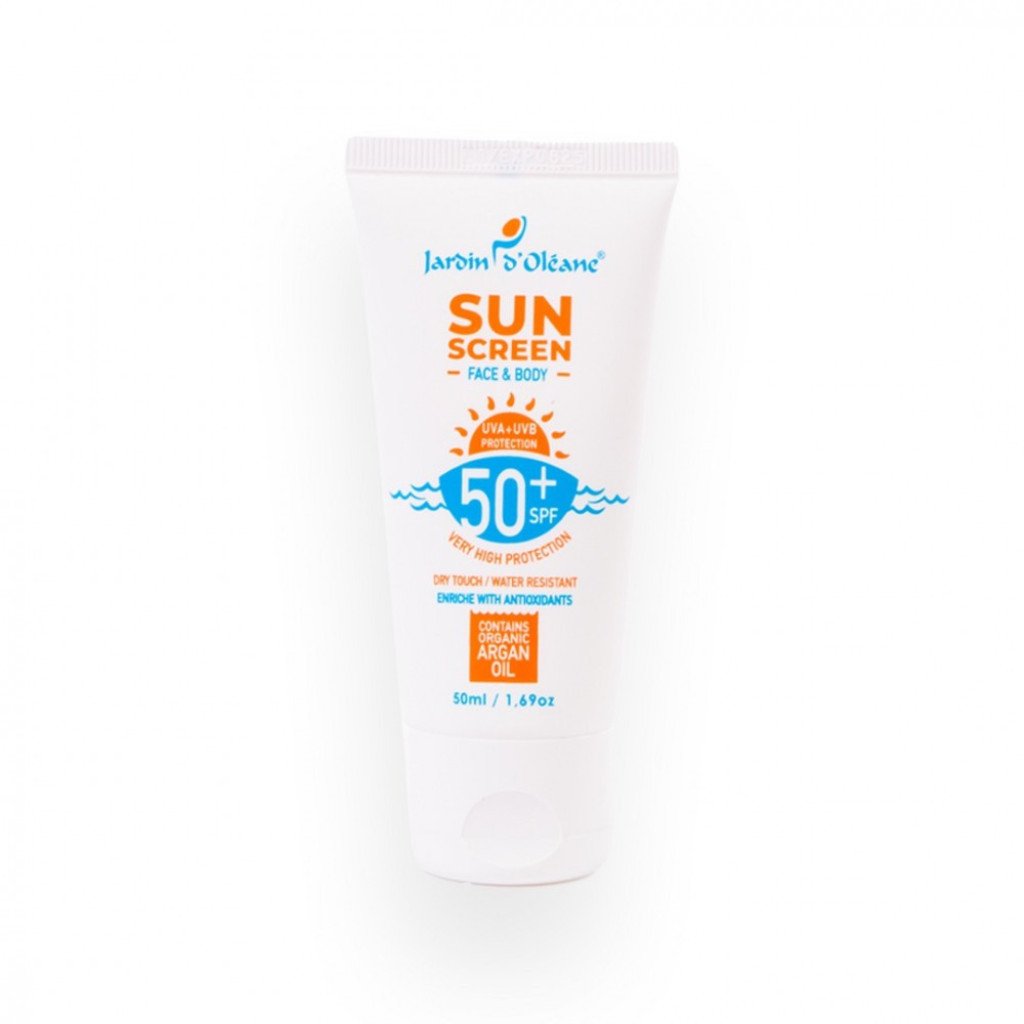 كريم واقي شمس من جاردن اوليان  للوجة والجسم 50 مل